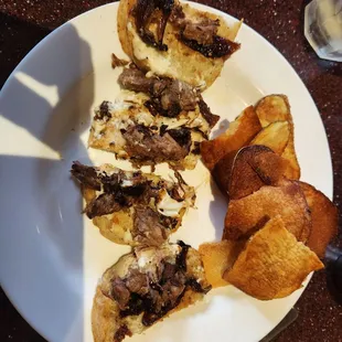 a plate of food on a table