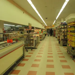 Rear aisle, meat dept., March 27, 2015.