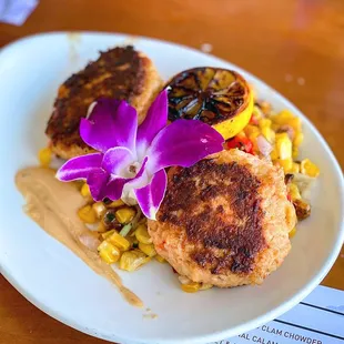 Lobster-crab cakes / $15