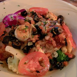 Snapper Veracruz and Shrimp
