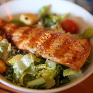 1/2 California Caesar &amp; Salmon. Good.