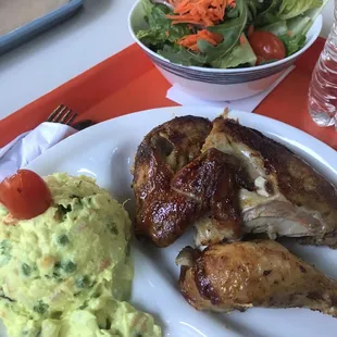 3 Pieces Dark Chicken Combo W/ 2 sides One of the healthiest food options in the market.