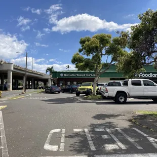 See the Yield sign? Not really, if you are driving a tall car.