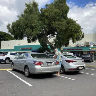 Hey there are parking down there.