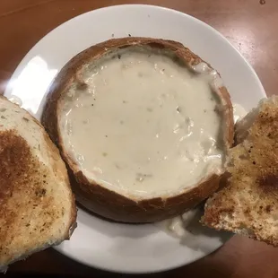 Clam Chowder Bread Bowl