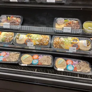 Lots of prepared meals for those who don't really cook!