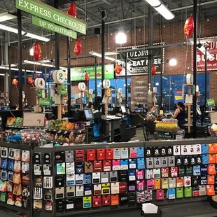 Part of the checkout.