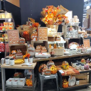 a variety of food items