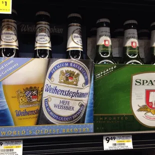 More German beers! Liebe.