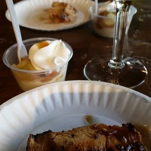 6 for $6 Station 5 - honey Chipotle chicken breast... sweet start smokey end Station 6 - caramel apple cake and Sweet Silhouette Pear Tart