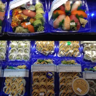 They roll sushi every morning at 8:00.