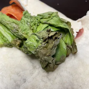 Italian style wrap.. yuck