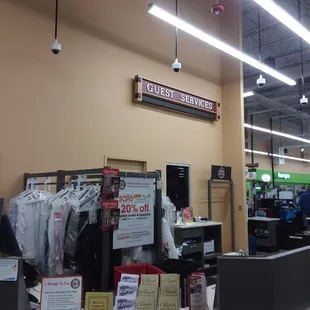 Market District offers drop off laundry service!