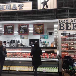 Dry aged beef in meat dept!