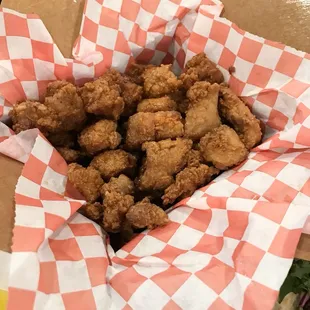 Soy Garlic Popcorn Chicken