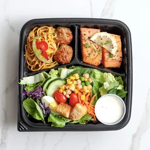 Salmon lunch box
 (Catering only)