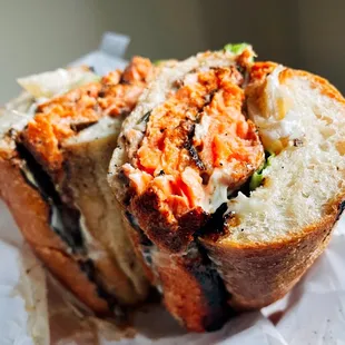 Blackened Salmon Sandwich