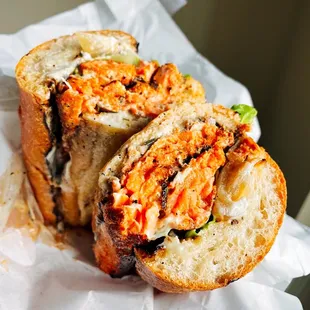 Blackened Salmon Sandwich