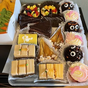 sampling of market hall pastries