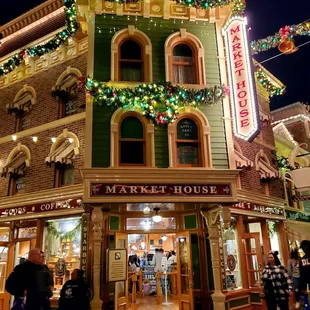 Market House aka Disney&apos;s Starbucks is located in Main Street, U.S.A., across from Carnation Café.