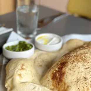 a plate of food on a table