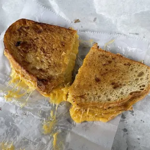 Grilled cheese on sourdough