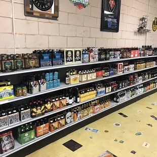 Amazing selection of local, and non local craft beer.