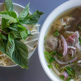 a bowl of beef and noodles