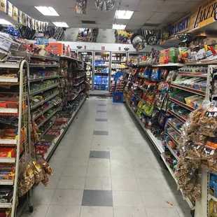 Candy and Chips aisle.
