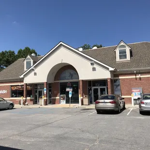 the front of the store