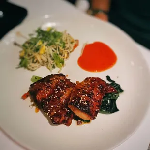 Chef&apos;s Tasting Menu (2/3): Miso glazed black cod &amp; warm noodle salad / $75 total