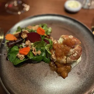 Gorgonzola soufflé