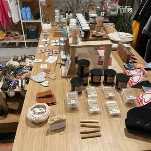 Lots of items from different artists and crafters.