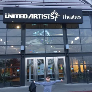 Heading into the movie theater