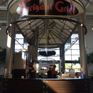 Inside at Teriyaki Grill.