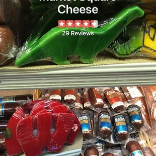 Dino-cheese and Wisconsin Badgers!