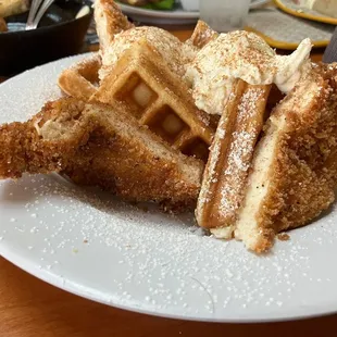 Chicken and waffles