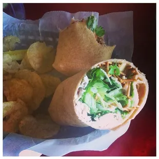Turkey crunch wrap.... Yum!