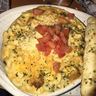 Loaded Buffalo Mac and Cheese