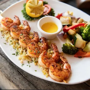 Shrimp skewer for the win!