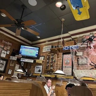 Local memorabilia adorn the walls to introduce you to the area