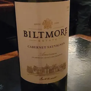 Biltmore  special on a very good wine!!