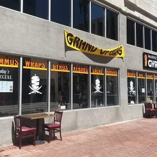 Front of the cafe