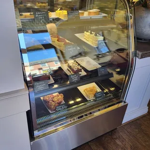 a display of pastries