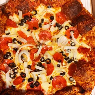 pizza, food