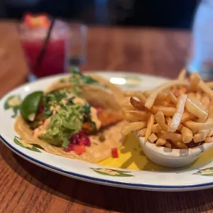 Fish Tacos + Fries