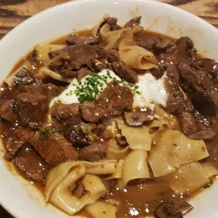 Beef Stroganoff