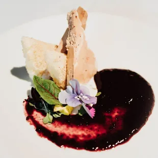 a plate of food on a table
