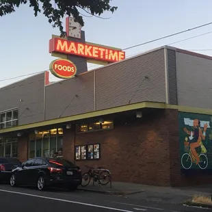 Cute neighborhood market