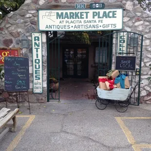 The entrance to Marketplace (and also Magic Bistro)